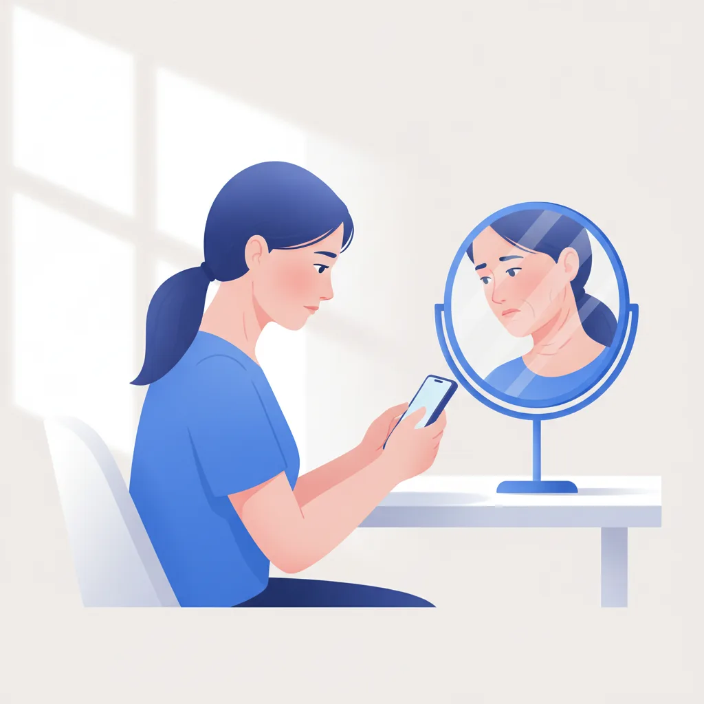 서울뷰의원 청주: 얼굴은 그대론데 목만 처진다면, 울쎄라피프라임 일러스트